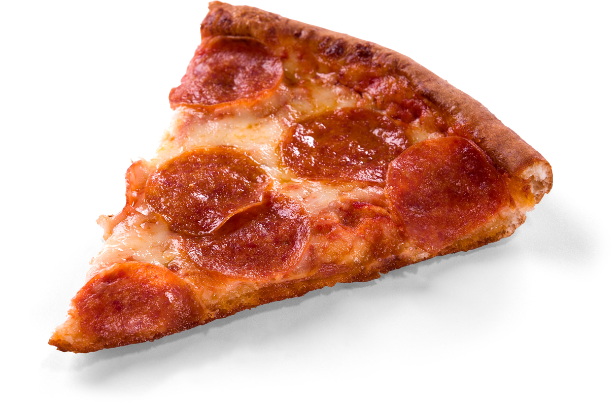 Slice Of Pepperoni Pizza - Isolated