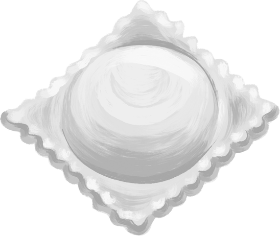 Painterly Ravioli Pasta